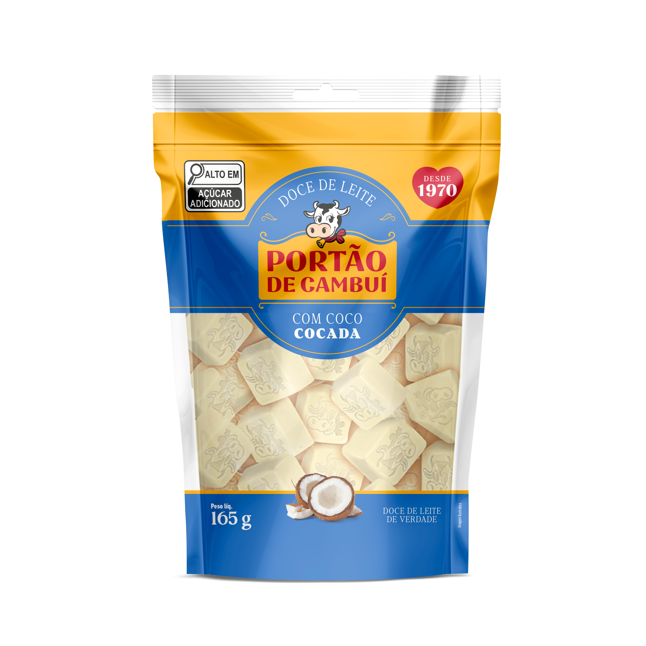 Doce de leite com cocada ao leite 165g