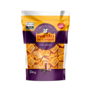 Doce de leite com ameixa em cubos 200g
