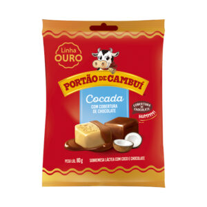 Doce de Leite com coco Cob. Chocolate 110g