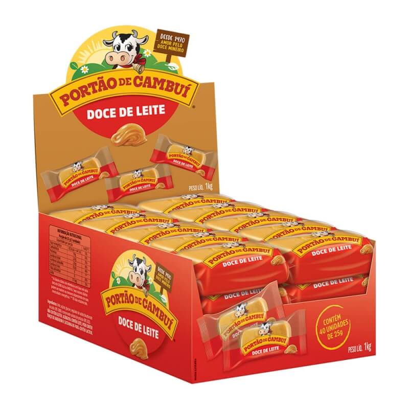 Doce de leite Clássica Display 1kg (40 unidades de 23g)